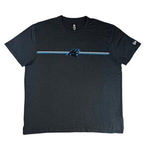 New Era NFL Apparel Carolina Panthers Black Performance T-Shirt Size 3XL